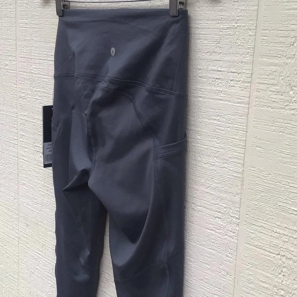 Velocity ankle leggings no sweat tru dry technology High-Waisted Gray Leggings